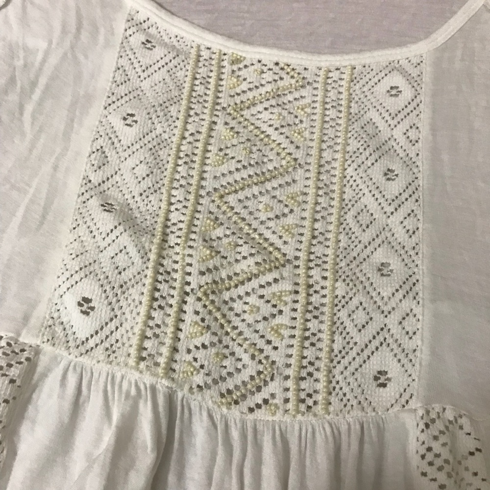Free People boho peasant peplum top - Picture 2 of 8